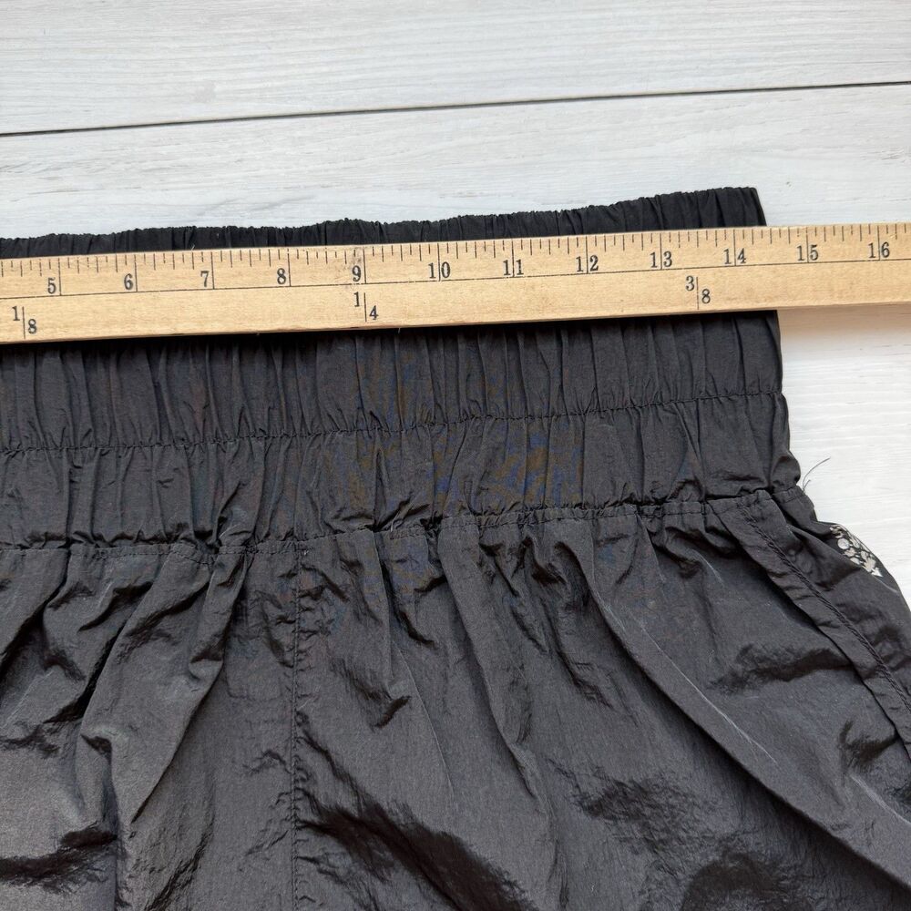 FP Movement "The Way Home" Run Shorts | Black | Women’s Size Large Smocked - Picture 8 of 8
